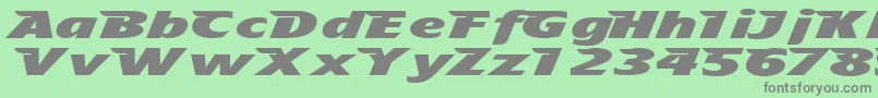 Tfavian Font – Gray Fonts on Green Background