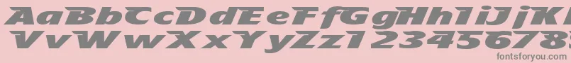 Tfavian Font – Gray Fonts on Pink Background