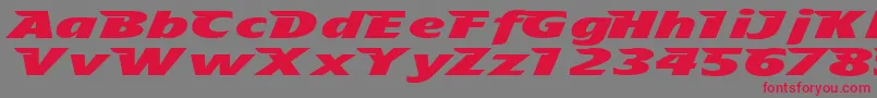 fuente Tfavian – Fuentes Rojas Sobre Fondo Gris
