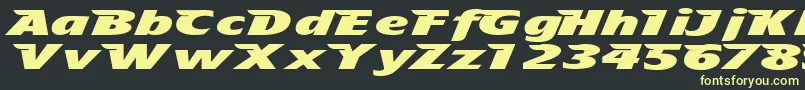 More about Tfavian Font Tfavian Font – Yellow Fonts on Black Background