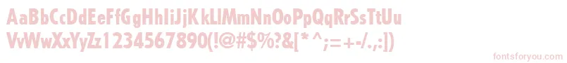 TremoloRegularDb Font – Pink Fonts on White Background