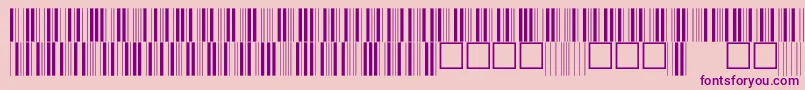 C39p12dhtt Font – Purple Fonts on Pink Background