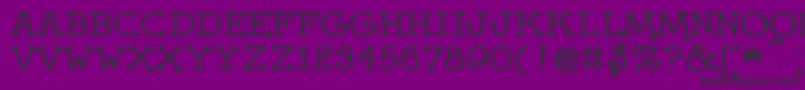 Dummies Font – Black Fonts on Purple Background