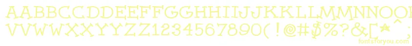 Dummies Font – Yellow Fonts