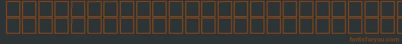 Шрифт AlBsher – коричневые шрифты на чёрном фоне