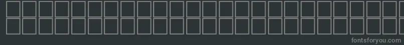 Шрифт AlBsher – серые шрифты на чёрном фоне