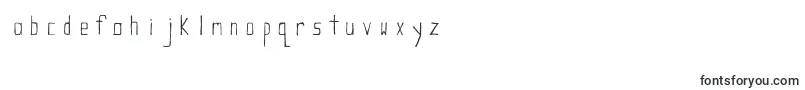Fonte RatScratchTall – fontes do alfabeto
