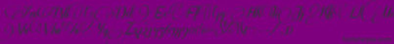 SomeweatzWithSymbols-fontti – mustat fontit violetilla taustalla