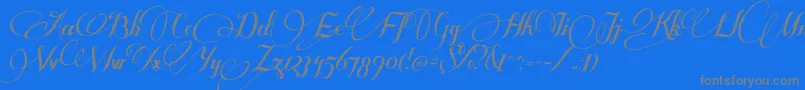 More about SomeweatzWithSymbols Font SomeweatzWithSymbols Font – Gray Fonts on Blue Background