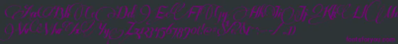 SomeweatzWithSymbols Font – Purple Fonts on Black Background