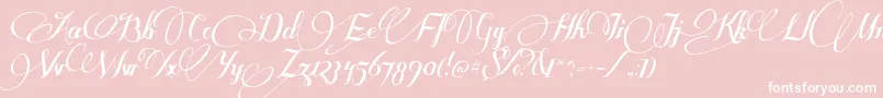 More about SomeweatzWithSymbols Font SomeweatzWithSymbols Font – White Fonts on Pink Background