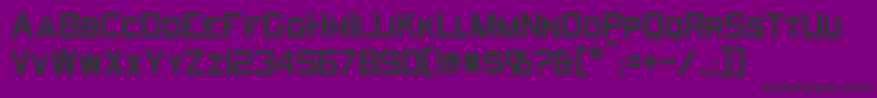 Norfolk Font – Black Fonts on Purple Background