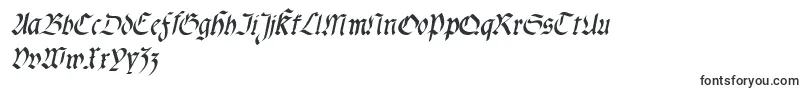 Шрифт Fractasemibolditalic – средневековые шрифты