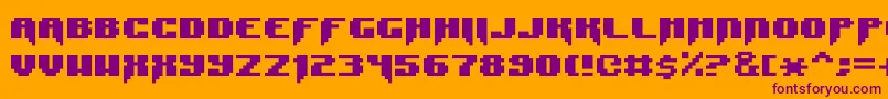 Weitere Informationen zur SyntaxE11-Schriftart SyntaxE11-Schriftart – Violette Schriften auf orangefarbenem Hintergrund