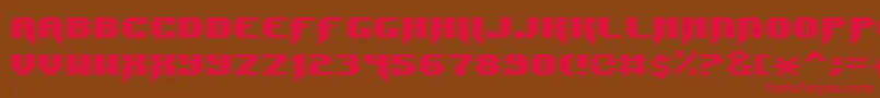 SyntaxE11 Font – Red Fonts on Brown Background