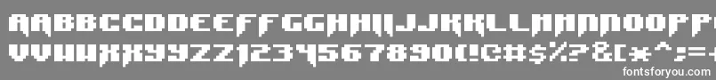 SyntaxE11 Font – White Fonts on Gray Background