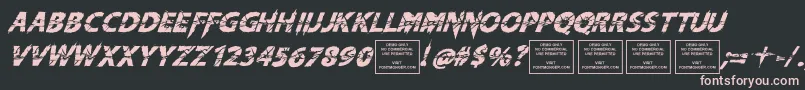 More about KnifefightballetItalic Font KnifefightballetItalic Font – Pink Fonts on Black Background