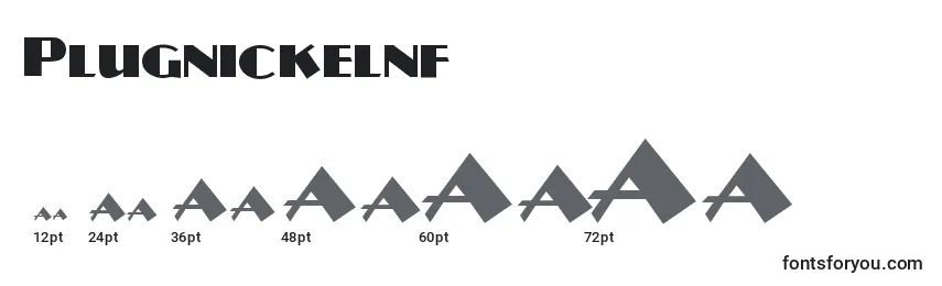 Tamanhos de fonte Plugnickelnf (57627)