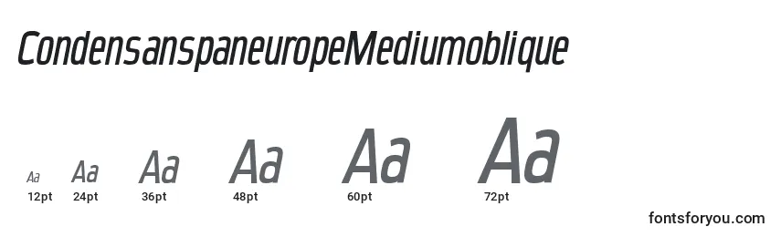 CondensanspaneuropeMediumoblique Font Sizes