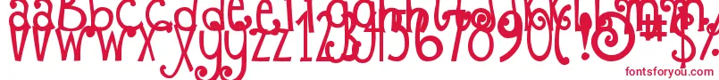 DjbFizzaWizzaWowza Font – Red Fonts