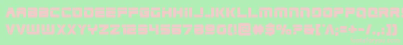 Edgeracer Font – Pink Fonts on Green Background