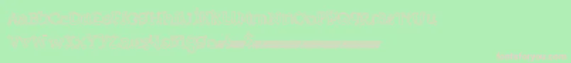 fuente Funmeatsdt – Fuentes Rosadas Sobre Fondo Verde