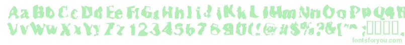 Inspecto-Schriftart – Grüne Schriften