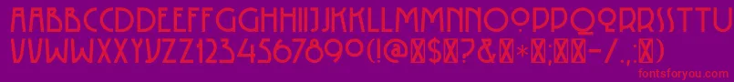 Подробнее о шрифте DkRotorua Шрифт DkRotorua – красные шрифты на фиолетовом фоне