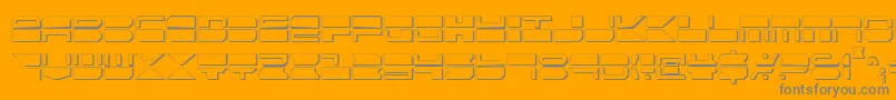 Lisätietoja Qmarkcs-fontista Qmarkcs-fontti – harmaat kirjasimet oranssilla taustalla