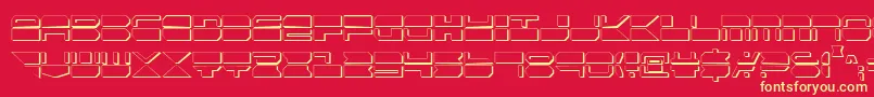 Qmarkcs Font – Yellow Fonts on Red Background