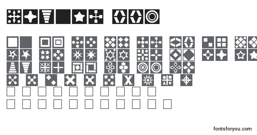Schriftart Square ffy – Alphabet, Zahlen, spezielle Symbole