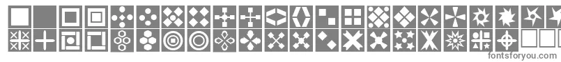 Шрифт Square ffy – серые шрифты