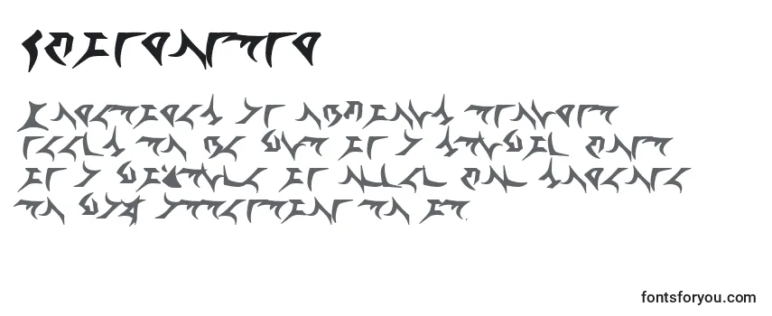 Шрифт Klingontng