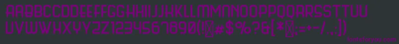 ScienceFair Font – Purple Fonts on Black Background