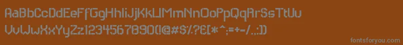 Шрифт Rhcas – серые шрифты на коричневом фоне