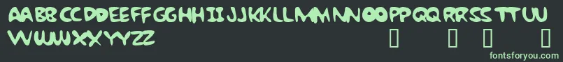 Más sobre la fuente BubbleGumRockBtrial fuente BubbleGumRockBtrial – Fuentes Verdes Sobre Fondo Negro