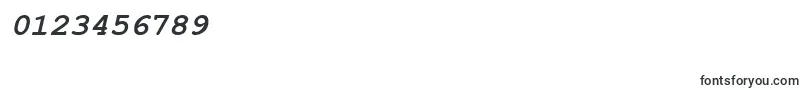 CourierNewCyrBoldItalic Font – Fonts for Numbers and Digits