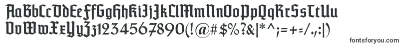 Czcionka Typographertextur – czcionki, zaczynające się od T