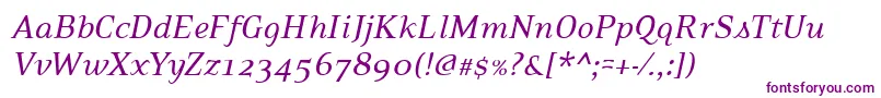 PfexecutiveItalic Font – Purple Fonts
