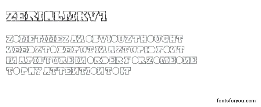 Schriftart SerialMkv1