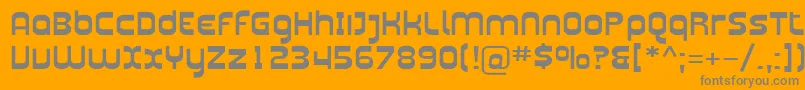 More about Plasma07 Font Plasma07 Font – Gray Fonts on Orange Background