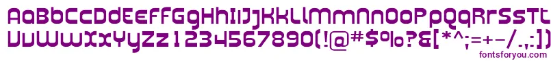 Plasma07 Font – Purple Fonts on White Background