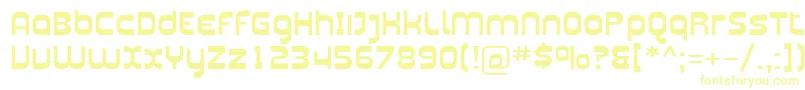 Шрифт Plasma07 – жёлтые шрифты