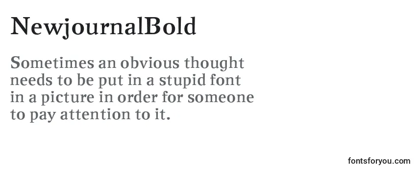 Шрифт NewjournalBold (57685)