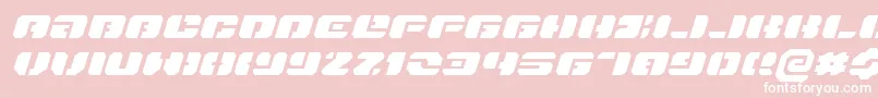 Danstargateexexi Font – White Fonts on Pink Background