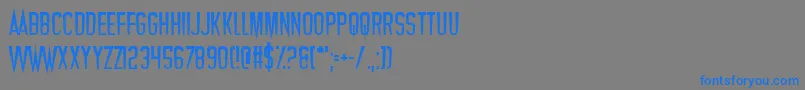 Vampires Font – Blue Fonts on Gray Background