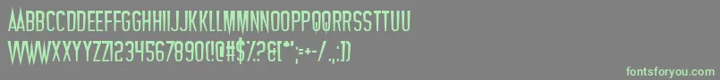 Vampires Font – Green Fonts on Gray Background