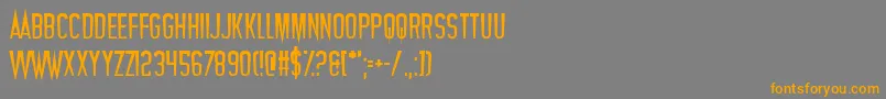 Vampires Font – Orange Fonts on Gray Background