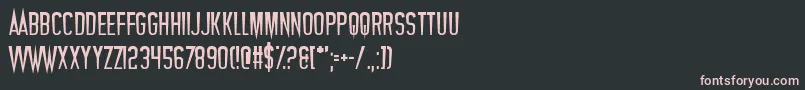 Vampires Font – Pink Fonts on Black Background