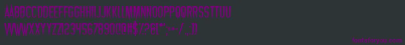 Vampires Font – Purple Fonts on Black Background